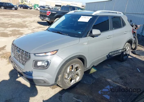 2021 Hyundai Venue Sel из США, поврежденный, VIN KMHRC8A34MU104104